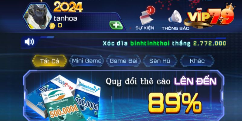 Giải đáp nạp tiền Vip79